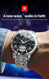 New High Quality Brand Multifunctional Waterproof Luminous Hollow Out Automatic Mechanical Watches