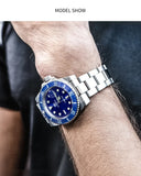 Luxury Brand 316L Stainless Steel Super Luminous Ceramic Bezel 200m Waterproof Classic Diving  Quartz Watch for Men
