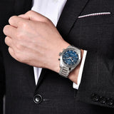 Popular Top Luxury Brand Retro Wide Speed Sport Chronograph VK64  AR with Sapphire glass Quartz Watch For Men