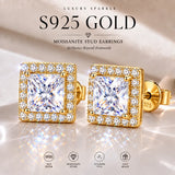 Selection of 0.5~2.0ct 925 Silver Moissanite Earrings Certificated Fine Jewellery