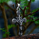 New Creative Design Stainless Steel Cross Jesus Pendant For Men -  Crucifix Eastern Orthodox Christian Jewellery - The Jewellery Supermarket