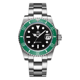 Luxury Diving Watch Steel BGW9 Luminous Ceramic Bezel 200M Waterproof Men's Watch