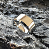 Bevel Edges 10mm 12mm Men Women Popular Tungsten Couples Wedding Ring