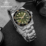 Luxury Brand High Quality Men's Automatic Sapphire Green BGW9 Luminous Waterproof 20Bar Mechanical Diver Watch ﻿