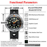 New Classic Top Brand Super Luminous Ceramic Bezel 300M Waterproof NH35 Movement Dive Wristwatch For Men - Best Gift