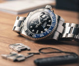 New LUXURY DESIGN Top Mechanical Automatic Watch Sports Rubber Diver Series Watch Luminous Date Display Wristwatches