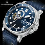 Luxury Brand Sports Mechanical Watch Fashion Sapphire Glass 200M Waterproof Automatic Wristwatches