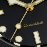 Sweep Second Movement Sapphire Crystal 20 Bar Waterproof  Luminous Watches