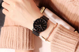 Best Price Elegant Women Watches Japan Quartz Movement Waterproof Rose Gold Stainless Steel Mesh Ladies watches