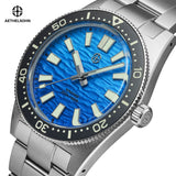 VH31 Movement Diving 20ATM Waterproof 316L Steel 37MM Tidal Deep Navy Quartz Watch