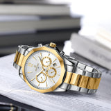 Top Brand Fashion Stainless Steel Waterproof Luminous Date Chronograph VIP New Popular Business Watches for Men