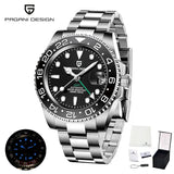 New LUXURY DESIGN Top Mechanical Automatic Watch Sports Rubber Diver Series Watch Luminous Date Display Wristwatches