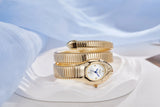 Luxury Fashion Ladies Snake Elegant Bracelet Watch Creative Personality Women's  Quartz Watch - Ideal  Gift