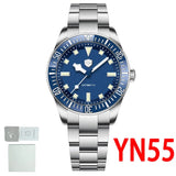 Top Brand New Men's Mechanical Watch NH35 Automatic Men's Sapphire Glass Ceramic Bezel Stainless Steel 10BAR Watch