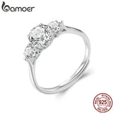Remarkable 14WGP D Color VVS1 1.6CTTW Round Moissanite Diamonds Rings for Women, Sterling Silver Engagement Rings
