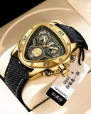 New Top Brand Luxury Gold Watch For Men - Fashion Waterproof Sport Military Quartz Chronograph Wristwatches - The Jewellery Supermarket