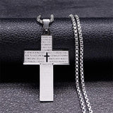 Popular Stainless Steel Long JESUS CROSS Necklaces - Gold Colour Chain Christian Necklaces Jewellery - The Jewellery Supermarket