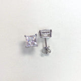 Dazzling 1.2-4 Carat Moissanite Diamonds Stud Earrings for Women and Men - Solid 925 Sterling Silver Fine Jewellery - The Jewellery Supermarket