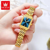 Elegant Women's Watch - Top Fashion Business Waterproof Stainless Steel Zircon Diamonds Luxury Quartz Watches