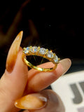 Amazing vvs1 D Colour 1.5CT Moissanite Eternity Rings Luxury Fine Jewellery