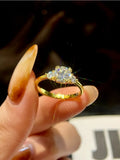 Impressive 1.2 Carat VVS1 D Colour Moissanite Solitaire Rings for Women