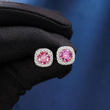 Luxury D Colour VVS1 Moissanite Diamonds Sterling Silver Stud Earrings