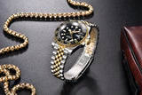New PD-1662 V5 Men Mechanical Watches Luxury Ceramic Bezel Automatic Watch 100M Waterproof GMT WristWatch for Men