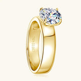 Brilliant D Colour VVS1 Moissanite Diamonds Ladies Rings Engagement Wedding S925 Sterling Silver Fine Jewellery