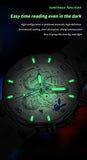 PLAYBOY Top Brand High Quality Luxury Men Watch Silicone Strap Waterproof Fashion Quartz Men's Watches