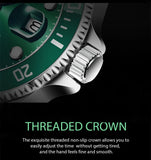 Top Brand Luxury Fashion Diver Watch Men 30ATM Waterproof Sport Quartz Watches