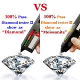 Luxury 0.5-3 Carats Cushion Marquise Oval Moissanite Diamonds Silver Stud Earrings