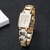 Elegant Women Watches Fashion Square Dial Quartz Wristwatches for Ladies - Popular Present for Women