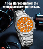 Top Brand Quartz Waterproof Luminous Date Stainless Steel Luxury Casual Wrist Watches for Men - The Jewellery Supermarket