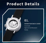 20ATM Diver Mechanical Sapphire Glass Luminous Waterproof Self Winding Dive Watch