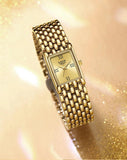 New Fashion Casual Luxury Gifts New Watches for Women Waterproof Square Dial Steel Belt Quartz Wrist Watches