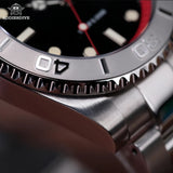 200m Water Resistance Ceramic Bezel Stylish Stainless Steel Quartz Men's Dive Watch
