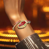 New Luxury Exquisite Fashionable Elegant Women Quartz Snake Design Personalized Small dial Wrist Watches