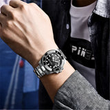Top Brand PD1661 Water Ghost Watch Luxury Automatic Mechanical Watches NH35 Auto Date Sport Dive BGW-9 Watch For Men