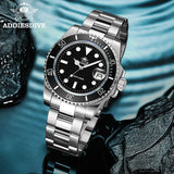 Waterproof Up to 20Bar Stainless Steel Quartz Waterproof Outdoor Sports Diver Watch