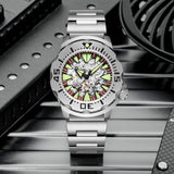 Super Luminous 20 Bar Waterproof Stainless Steel Sapphire Glass Mechanical Watch