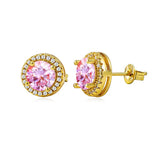 Delicate Moissanite Diamonds S925 Sterling Silver Stud Earrings For Women And Men