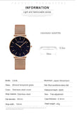 Luxury High Quality Elegant Fashionable Quartz Ladies Watch,  Japanese Movement Stainless Steel Gold Colour Watches