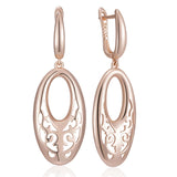 14K Gold Filled Unique Flower Ethnic Earrings High Quality Fine Boho Jewellery