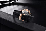 New Luxury Brand Men's Quartz Watches - Sapphire Retro Chronograph Stainless Steel Waterproof Watches for Men
