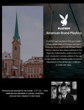 PLAYBOY Top Brand  New Original Fashion High Quality Silicone Strap Multifunction Quartz Watch for Men
