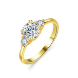 Impressive 1.2 Carat VVS1 D Colour Moissanite Solitaire Rings for Women