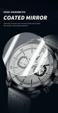 PLAYBOY Top Brand Fashion Watch for Men Leather Strap  High Quality Casual Waterproof Luxury Quartz Men's Watches