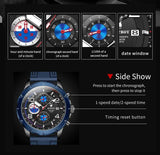 New Elegant Luxury Multifunction Best Selling Fashion Trend High Quality Silicone Strap Quartz Wrist Watches for Men