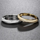 Stunning  VVS1 D Colour 100% Moissanite Diamond Eternity 925 Sterling Silver Wedding Engagement Rings for Women