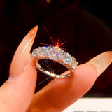 Gorgeous 1 Carat VVS1 D Colour Moissanite Diamond Sparkling Ring Fine Jewellery
